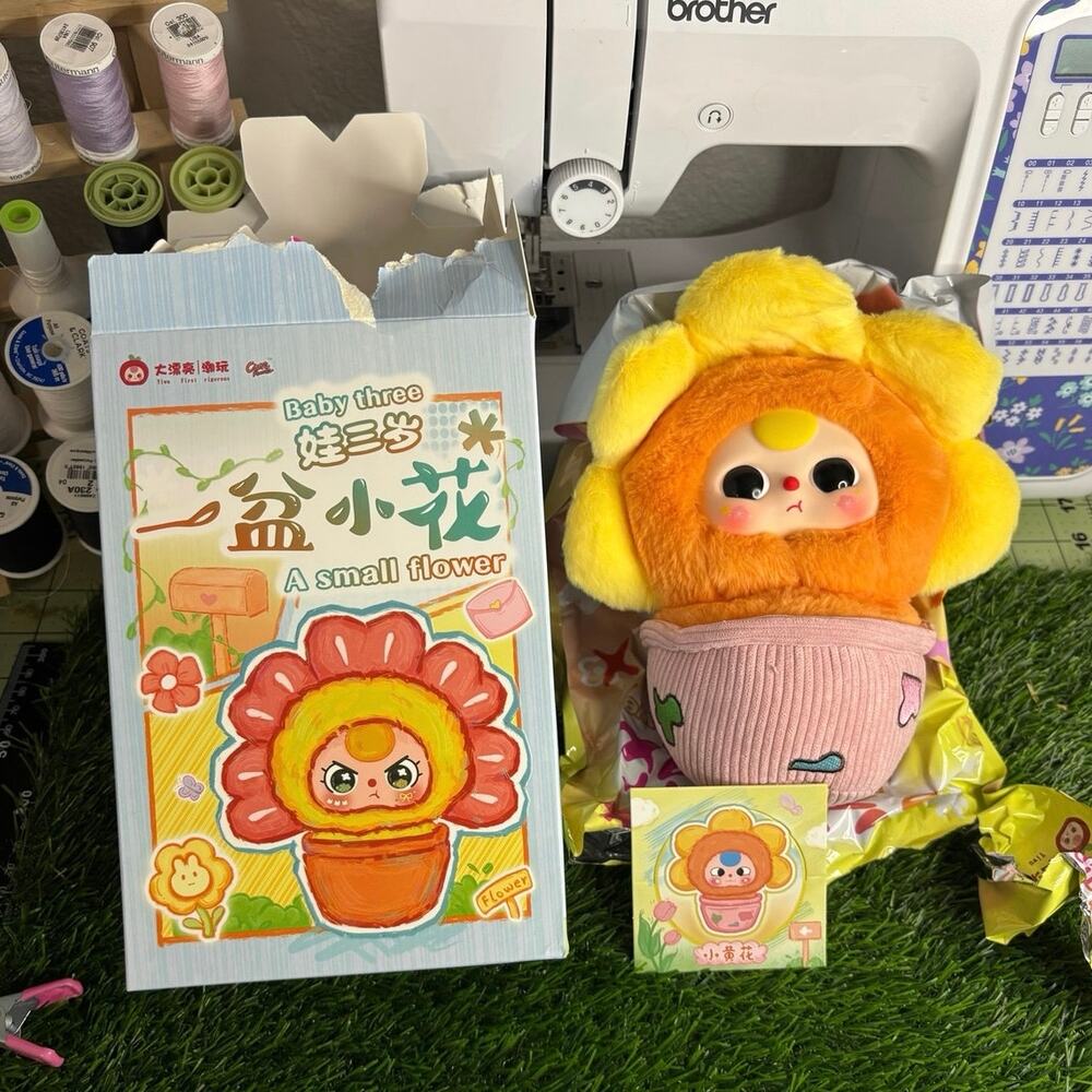 Baby Three Flower Pot plush